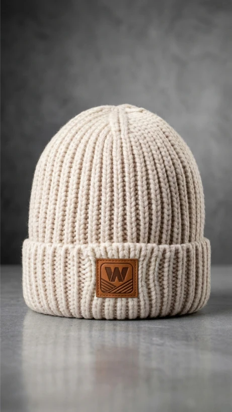 Gorro lana blanco Wayka