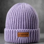 Gorro lana lila