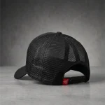 Jockey malla negro Wayka perfil