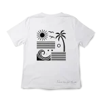 Pólera palmera blanca - Hover
